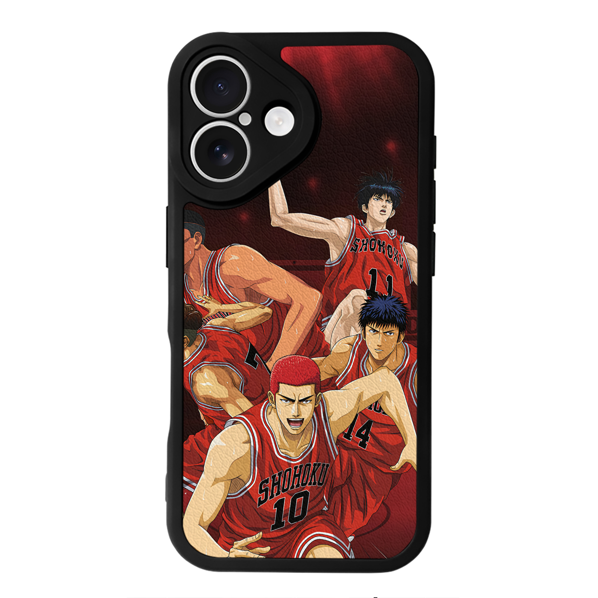 （画像用） SLAM DUNK／スラムダンク 【iPhone 16シリーズ対応】シリコンスマホケース（レザー調） 材質：シリコン